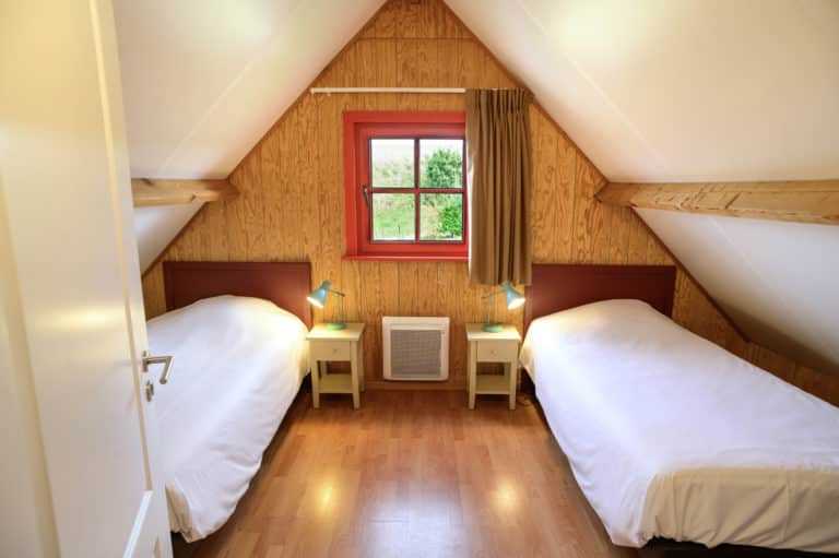 chambre haut lits simples chalet maison baie de somme scaled